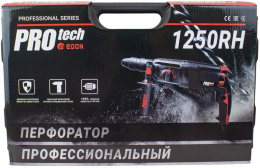 Перфоратор Edon PROtech 1250RH патрон:SDS-plus уд.:4.5Дж 1350Вт кейс в комплекте (22100)