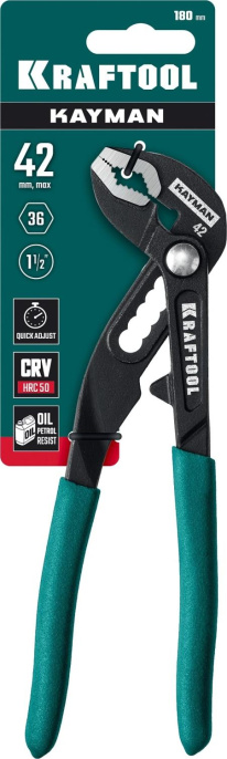 Переставные клещи KRAFTOOL Kayman 180 мм 22353-18