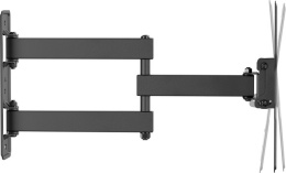 Кронштейн roome LDA41-223-R (для телевизоров, диагональ экрана: 23"-43", настенный, максимальная нагрузка: 30 кг, угол наклона: +5/-10 °, угол поворота: +90/-90 °, VESA: 100x100, 100x200, 200x100, 200x200)