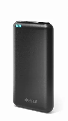 Мобильный аккумулятор Hiper SP20000 BLACK Li-Ion 20000mAh 2.1A+1A черный 2xUSB