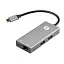 VCOM CU459 Адаптер Type-Cm -- RJ-45+2USB3.0(f) + PD100 Вт Alum Shell VCOM CU459 