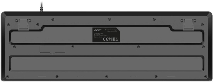 Комплект (клавиатура+мышь) Acer OCC500, USB, проводной, черный [zl.acc11.00g]