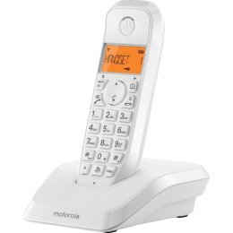 Р/Телефон Dect Motorola S1201 белый АОН