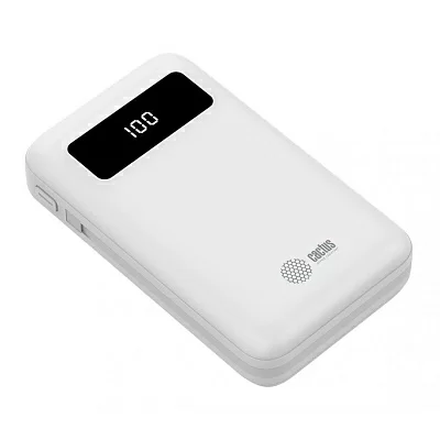 Мобильный аккумулятор Cactus CS-PBFSNT-10000 10000mAh 3A 1xUSB белый