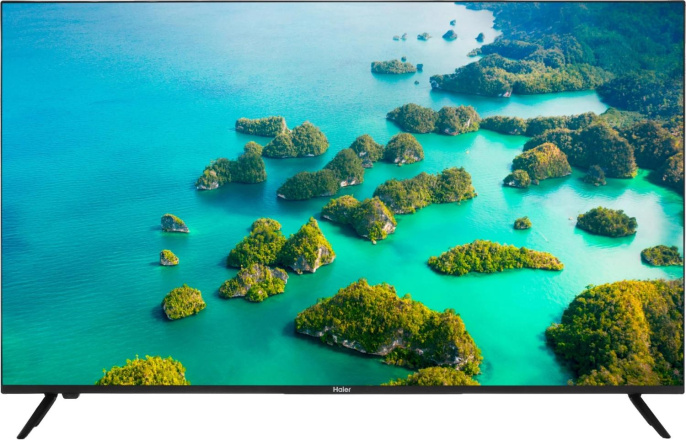 Телевизор LED Haier 43" LED S2 Frameless черный 4K Ultra HD 60Hz MEMC DVB-T DVB-T2 DVB-C DVB-S DVB-S2 USB WiFi Smart TV (RUS)