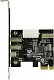 Espada Контроллер PCI-E, 1394a, 3внеш+1внутр порт, (ver.2) VIA6315 (PCIe1394a) (44940)