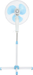 Вентилятор напольный Scarlett SC-SF111B29,  белый и голубой