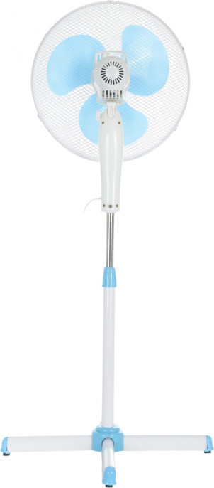 Вентилятор напольный Scarlett SC-SF111B29,  белый и голубой