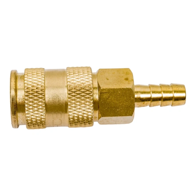 Быстроразъем пневматический с клапаном - елочка 8 мм ROCKFORCE RF-BSE1-3SH(1747)