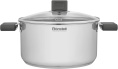 Кастрюля 5.1л Rondell Quadro RDS-1597,  нержавеющая сталь, с крышкой