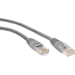 Telecom Патч-корд UTP кат.5е 0,5м серый [NA102--0.5M]