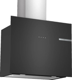 Вытяжка BOSCH Serie 4, настенная вытяжка, 60см, черная DWF65AJ60T