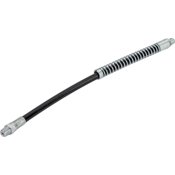 Шланг для смазки с защитной пружиной Petropump 300 мм х 1/8" BSPT, 240 бар PP180014