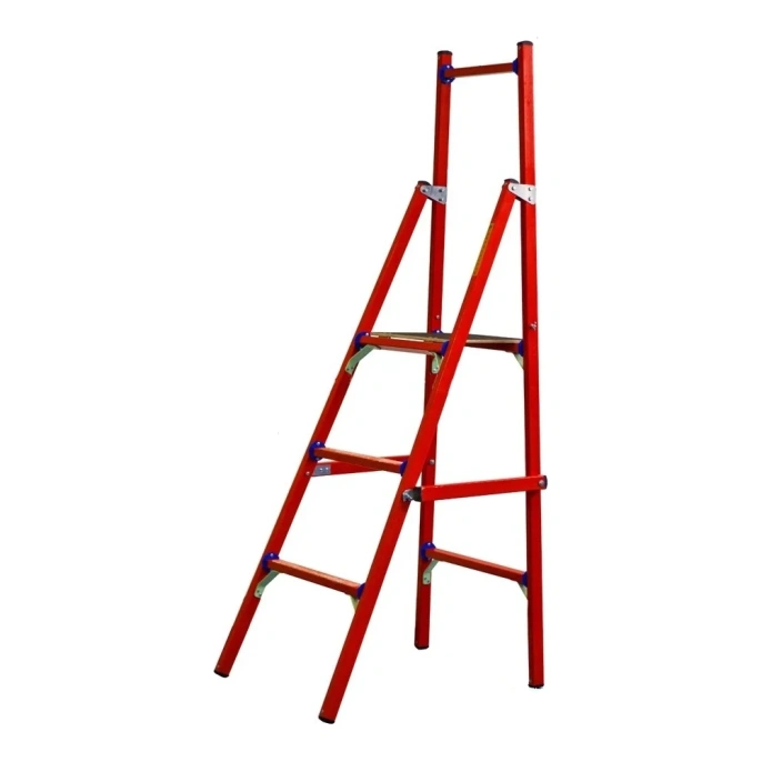 Стеклопластиковая диэлектрическая стремянка с вертикальной опорой Диэлектрик СВД-0,7 Евро Д413735