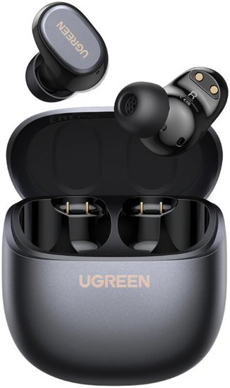 Наушники беспроводные UGREEN  Wireless Bluetooth HiTune Dots Earbuds. Цвет: черный (75628_)