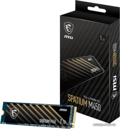 SSD жесткий диск PCIE 4.0 NVME M.2 1TB SPATIUM M450 1TB MSI S78-440L980-P83