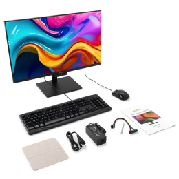 Моноблок Digma Action 23.8" Full HD Ryzen 5 3500U 2.1 8Gb SSD256Gb Vega 8 Windows 11 Pro GbitEth WiFi BT 60W клавиатура мышь Cam черный 1920x1080 DM23R5-8CXW03