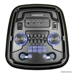 Акустическая портативная колонка Nakatomi GS-50 - 90W, Караоке с беспр. микр., BTFMUSBSDLEDДУ