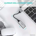 Переходник UGREEN CM209-50922 USB-A 3.0 to RJ45 F , Gigabit Ethernet скорость сети до 1 Гбит/с, Скорость USB 3.0 до 5 Гбит/с, Светодиодные индикаторы, Алюминиевый корпус