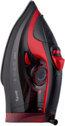 Утюг DOMFY DSC-EI502,  с паровым ударом,  2400Вт,  с автоотключением,  черный и красный