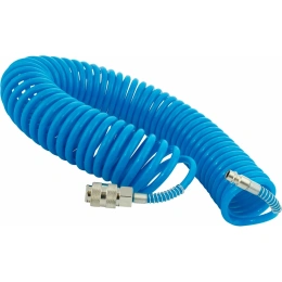 Шланг спиральный с быстросъемными соединениями профи (10 м; 8х12 мм; 20 бар) ARMA 8*12*10м PU