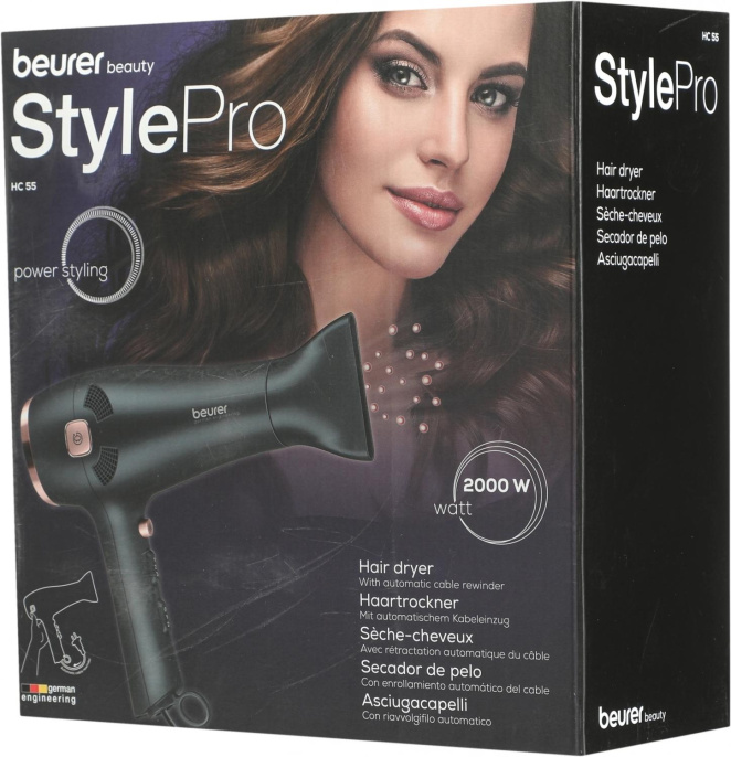 Фен Beurer HC55, 2000Вт, черный