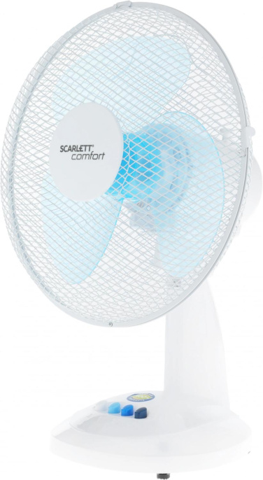 Вентилятор настольный SCARLETT SC-DF111S07,  белый