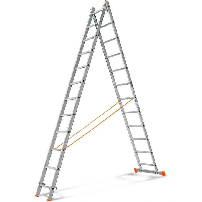 Двухсекционная лестница Эйфель Гранит 2х12