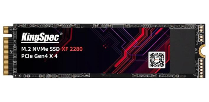 Накопитель SSD M.2 PCIe 4.0 x4 - 512GB 2280 KingSpec XF-512GB XF-512 2280