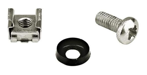 Винт Hyperline CNS-M6-16-50 М6х16 с гайкой с шайбой упак.:50шт