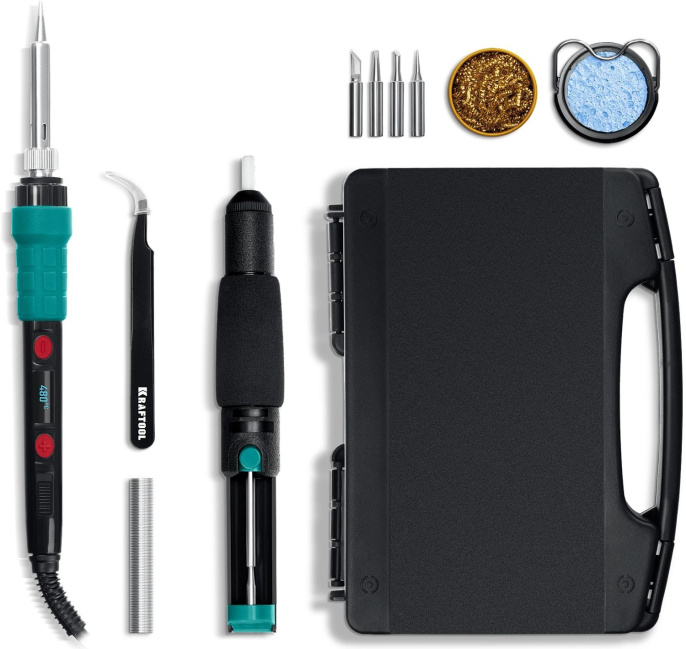 Паяльная станция Kraftool KS-15,  электрический,  135Вт [55346]