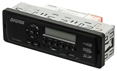 Digma DCR-100B24 Автомагнитола  (4x45W  FM USB SD)