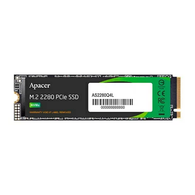 Твердотельный накопитель SSD Apacer M.2 2280 1TB AS2280Q4L Client SSD AP1TBAS2280Q4L-1 PCI-E 4.0 4x, 3600/3000, 3D NAND