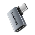 Адаптер CABLETIME CP83G (CT-OTG41-AG) USB4 Type-C OTG, боковой L-образный, 40 Гбит/с