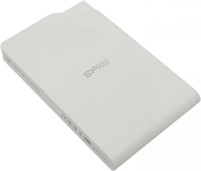 Накопитель Silicon Power SP010TBPHDS03S3W Stream S03 White USB3.0 Portable 2.5" HDD 1Tb EXT (RTL)