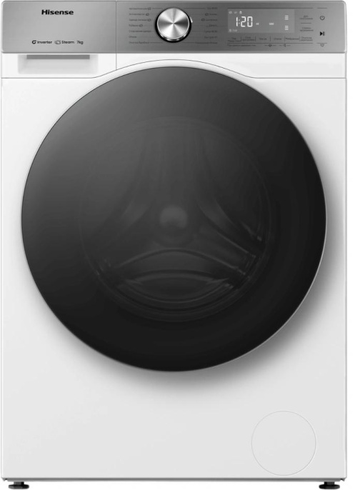 Стиральная машина Hisense WF5S7041BW3 класс: A загр.фронтальная макс.:7кг белый инвертор