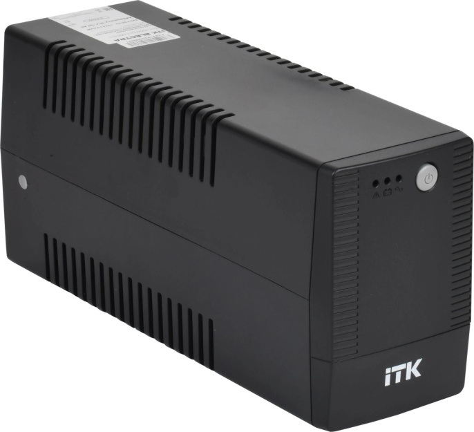 Источник бесперебойного питания ITK Electra EST-1000VA-1-001-S-L 600Вт 1000ВА черный