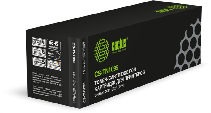 Картридж Cactus CS-TN1095, TN-1095, черный / CS-TN1095