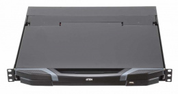 KVM консоль ATEN 18.5" Ultra Short Depth Dual Rail WideScreen LCD Console USB, HDMI / DVI / VGA, 1920x1080 CL3800NW-ATA-RG