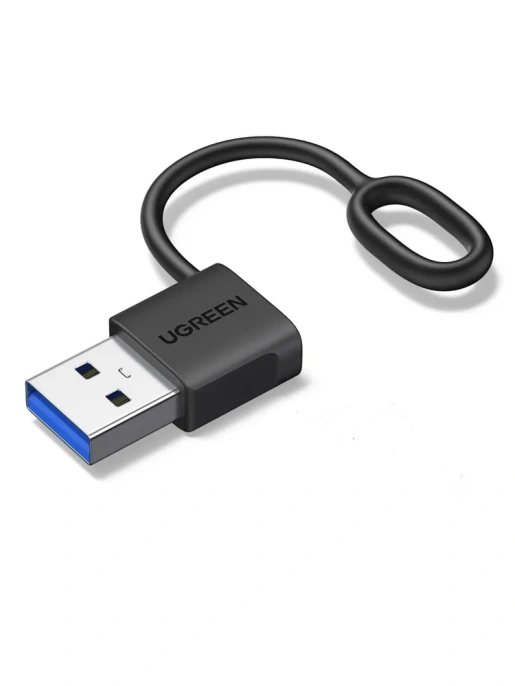 Адаптер UGREEN LS502 65332 USB-A Male to USB-C Female Adapter 2 шт. Цвет: черный 65332_