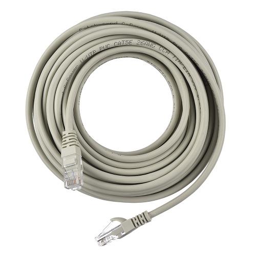 Патч-корд GoPower RJ-45 m -RJ-45 m 10.0м кат.5е ПВХ 26AWG CCA серый в пакете 1/25 00-00029038