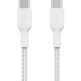 Кабель Belkin BoostCharge Braided 60W USB-C To USB-C 2.0 Cable. Длина: 0,15м. Цвет: белый