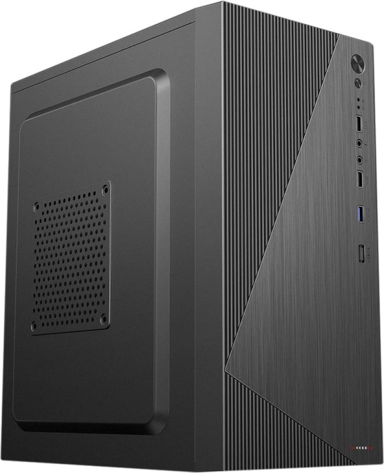 Корпус Accord ACC-XA09 черный без БП mATX 1x80mm 1x120mm 2xUSB2.0 1xUSB3.0 audio bott PSU