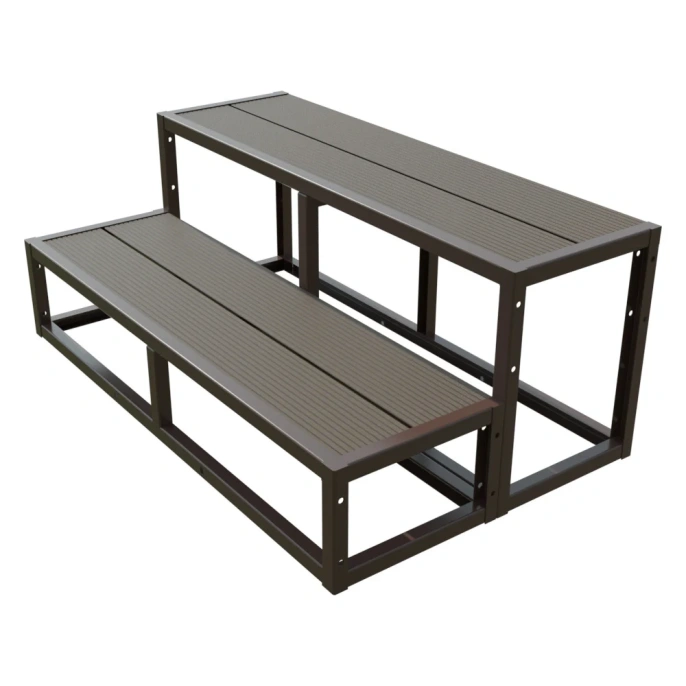 Крыльцо к дому АрсеналЪ 2 ступени Универсал (уличная лестница, приступок, входная лестница) серия ARSENAL AVANT мод. . AR18V7128H9-06