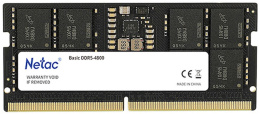 Память DDR5 8GB 4800MHz Netac NTBSD5N48SP-08 Basic RTL Gaming PC5-38400 CL40 SO-DIMM 262-pin 1.1В original Intel Ret