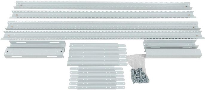 Стойка двухрамная NTSS NTSS-2POR42U/600-1000 42U 550ммx1000мм 600кг серый
