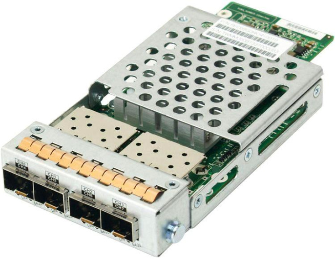 Infortrend host board with 4 x 16Gb/s FC ports, type 1 without transceivers RFC16G0HIO4-0010
