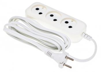 Сетевой удлинитель Buro BU-PSL3.3/W, 3м, белый