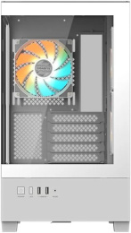 Корпус Gigabyte GB-C201PI белый без БП mATX 6x120mm 3x140mm 2xUSB3.0 audio bott PSU