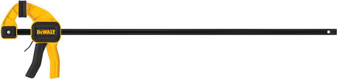 Струбцина DeWalt DWHT0-83195 F-образная, тип зажима: рычажный, максимальная ширина зажима: 910мм, max усилие 1350кг, материал изготовления: пластик, сталь